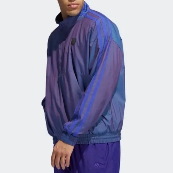 Adidas Harden Vol. 6 Quarter Zip Jacket Semi Night Flash - Size XL - Picture 3 of 11